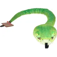 Wild republic Wild Repbulic Groefkopadder knuffel - groen - 137 cm - pluche - knuffeldier - slangen