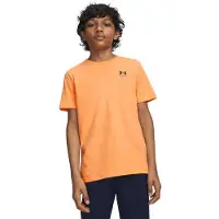 Under Armour T-shirt oranje Jongens/Meisjes Katoen Ronde hals Logo - maat 152