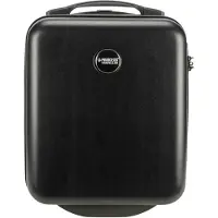 Princess Traveller PT-01 - Underseater - Handbagage koffer - 40x30x20 cm - Geschikt voor oa Transavia, TUI, Vueling & WizzAir - Pitch Black- ABS