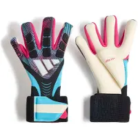 Adidas Predator Pro Strap Keepershandschoenen Zwart Lichtblauw Wit Felroze