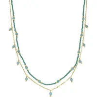Luxenter Ketting 'Aira' groen