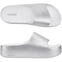 Original Brands Levitate slippers vegan eva platform slides 4cm podologisch goedgekeurd silver