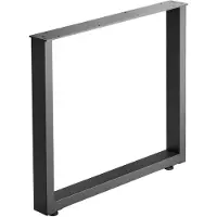 Sotech tafelframe SOLID zwart mat staalprofiel 80 x 40 mm Hoogte: 720 mm Breedte: 800 mm Tafellopers Tafelonderstel Tafelloper Skid frame