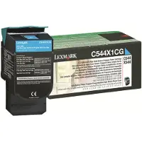 Lexmark C544X1CG Toner Cyaan Extra hoge capaciteit