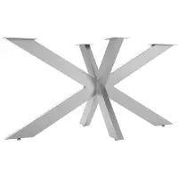 Sotech tafelonderstel SPIDER / Zware tafelpoten van geborsteld echt roestvrij staal / Tafelpoten 710 x 1500 x 780 mm / Eenvoudige montage