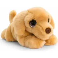 Keel Toys Knuffeldier Puppy Labrador hond - zachte pluche stof - premium knuffels - beige - 25 cm - Knuffel huisdieren