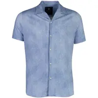 Desoto Overhemd Regular Fit blauw gemêleerd