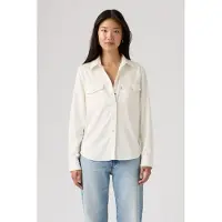 Levi's Iconic Western Lightweight Shirt Maat: M | Overhemden Outlet | Dames | Wit