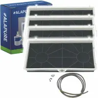 Alapure 4x Koolstoffilter voor Constructa 00461422 / 461422