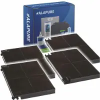 Alapure 2x Koolstoffilter voor Electrolux MCFE16 / EFF55 / 9029800621