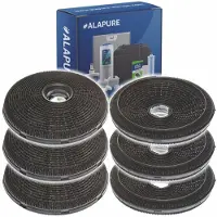 Alapure 3x Koolstoffilter voor Sauter 74X3895 / AK214AP1