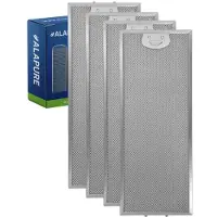 Alapure 4x Metaalfilter voor Atag 401468 / 89001193 468x183x7mm
