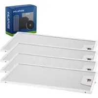 Alapure 4x Metaalfilter voor Bosch 746789 / 00746789 165x302mm