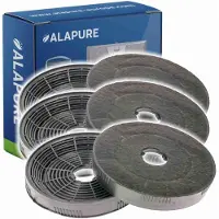 Alapure 3x Koolstoffilter voor Grundig 971100007 / 9189204771 (2 St.)