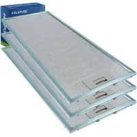 Alapure 3x Metaalfilter voor Hotpoint-Ariston 481248058305 533x177x10mm