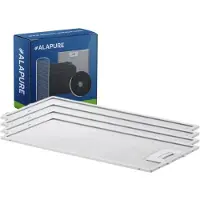 Alapure 4x Metaalfilter voor Constructa 435204 / 00435204 350x165mm
