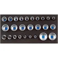 Gedore 2308916 2308916 Dopsleutelinzetset 1/2 (12,5 mm) 26-delig