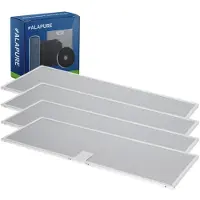 Alapure 4x Metaalfilter geschitk voor Inventum 40600900017 505x188mm