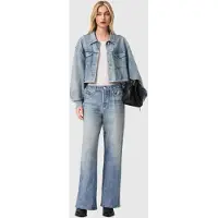 AllSaints Anders Terry Shacket Illusion Indigo Maat: 2 | Spijkerjassen Outlet | Dames | Blauw