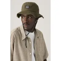 Levi's Bay Drawstring Bucket Hat Maat: M | Petten Outlet | Heren | Bruin