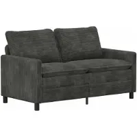 vidaXL Bankstel 2 pcs Antracietkleurig Polyester