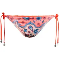 Superdry Cheeky Bikinibroekje met Strikjes aan de Zijkant Roze Grootte: 38