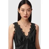AllSaints Ilka Lace Cami Black Maat: 8 | Onderhemden Outlet | Dames | Zwart