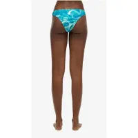 Superdry Dames Bikinibroekje met gewaagde print in blauw (XL), Strandkleding, Gerecycled polyester, Duurzaam W3010389A