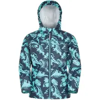 Mountain Warehouse Kinder Dinosaurussen Waterdichte Jassen- en Broekenset (Donkerblauw)