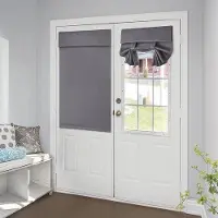 OEM 66 x 102 cm - Verduisterende gordijnen voor de slaapkamer - Gordijnen voor kamers - Gordijnen voor deuren - Grijze gordijnen