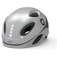 Original Brands E-one Led Urban Helmet Zilver L