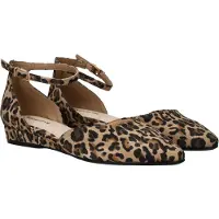 Tamaris Ballerina met riempjes bruin / cappuccino / zwart