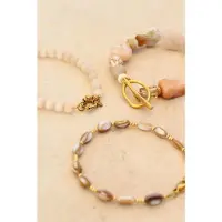 Label Kiki Beige cat eye bracelet