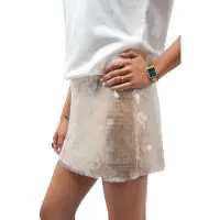 Gina Tricot Minirok met pailletten model 'Sequin'