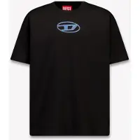 Diesel T-shirt zwart Jongens Katoen Ronde hals Printopdruk - maat 164