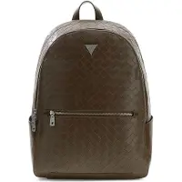 GUESS laptop rugzak rugzak met laptopvak Torino Backpack Dark Olive bruine