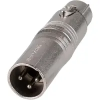 Neutrik NA3FMX adapter XLR male - XLR female