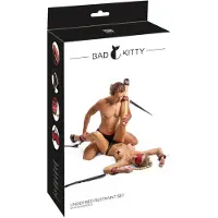 Bad Kitty - bedbondageset (zwart)