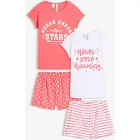 Bonprix Shortama van katoen (4-dlg. set) 116/122