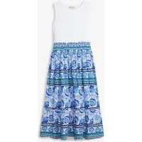 Bonprix Jersey jurk in 2-in-1 look maat 158