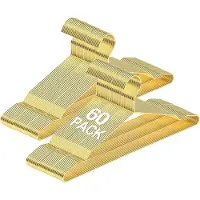 Famanu – Metalen kleerhangers, set van 60, robuust en ruimtebesparend voor zware kleding