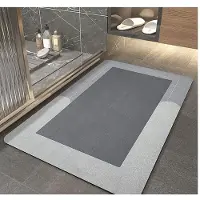 Famanu – Super absorberende vloermat - vuilafstotende vloermat voor badkamer - set van memory foam badmat - microvezel badmat - antislip douchemat - antislip microvezel badmatten