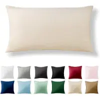 Famanu - Kussensloop 40 x 80 cm - 100% katoen met YKK-ritssluiting, superzachte kussensloop, kussenhoes, Oeko-Tex-standaard...