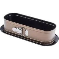 Valdinox Aurum Ovale Springvorm 34 cm – Mokka – Antiaanbaklaag – Bakvorm voor Cake, Taart & Brood