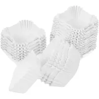 Snq Vierkante Muffinbekers 2000 stuks - Oliebestendig - Voedselkwaliteit Papier - Geschikt voor Bakken, Feesten en Zoete Gebakjes - Voor Muffins, Cupcakes en Kleine Desserts - 6x6x2.5cm