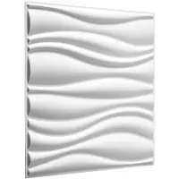 vidaXL Wandpanelen 4 st 50 x 50 cm Wit