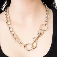 Poizen Industries - Void Chain 45Cm Portemonneeketting/broekketting - Zilverkleurig