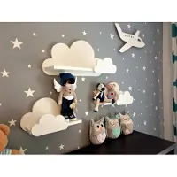 Moliland MOLI - Wandrek - Set van 3 - Decoratieve Wolken - Kinderkamer