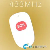 ETIGER XRC-SOS Afstandsbediening voor de SL7 en nieuwer.