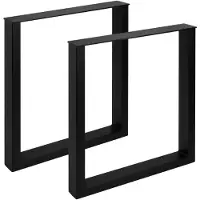 Sotech 2s Tafelonderstel TAB Staal zwart mat Profiel 80 x 40 mm (Hoogte: 720 mm / Diepte: 600 mm)